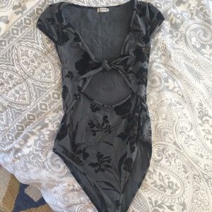 Free people cut out body suit